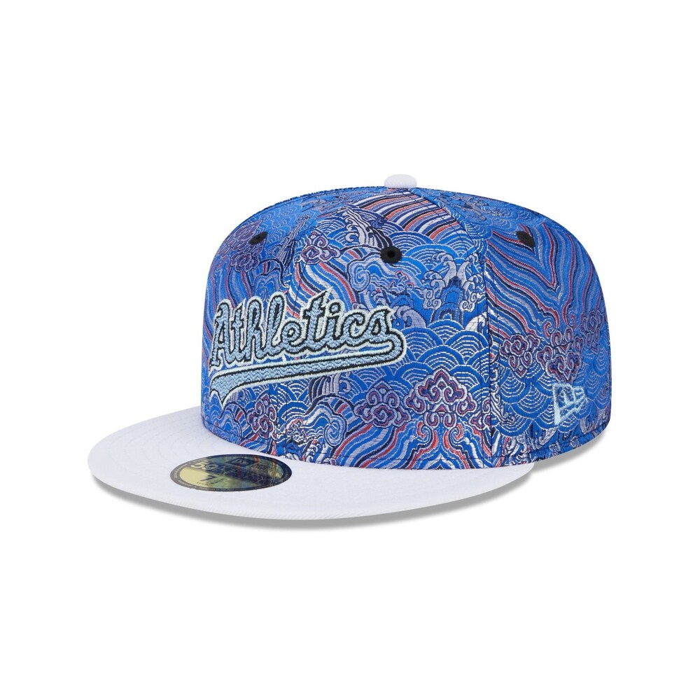 New Era Athletics Wave Fill 59FIFTY Fitted Hat - Size 7 1/8